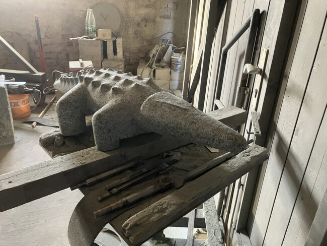 Krokodil Skulptur - Thomas Frische