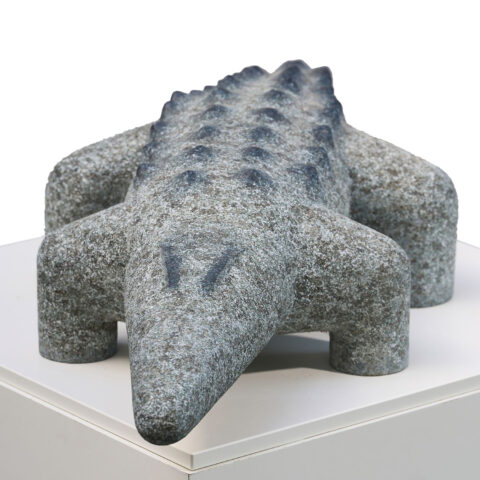 Crocodile sculpture